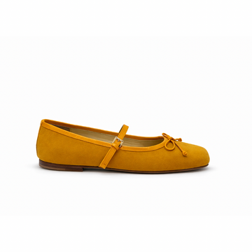 Roma - Cuir suédé Jaune