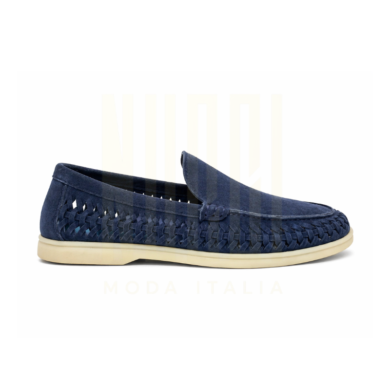Lunera Femme - Cuir suède Bleu