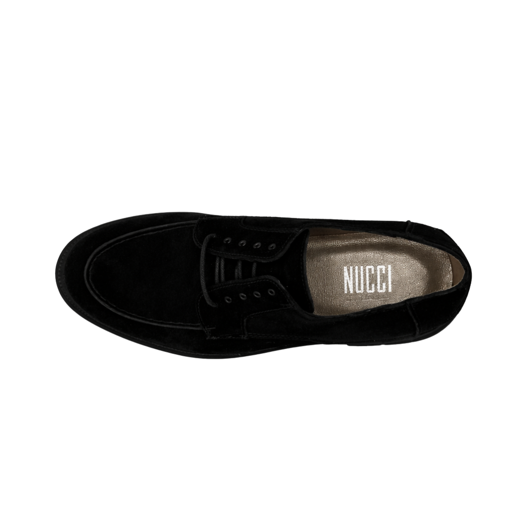 Alvy Femme - Cuir daim noir