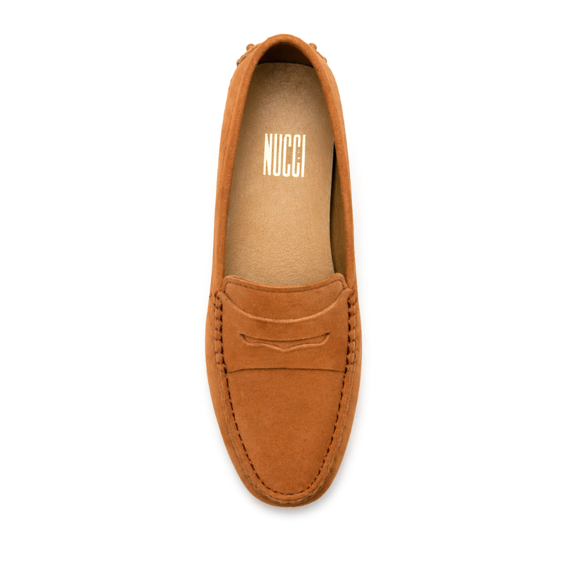Portofino Femme - Cuir suèdé Camel