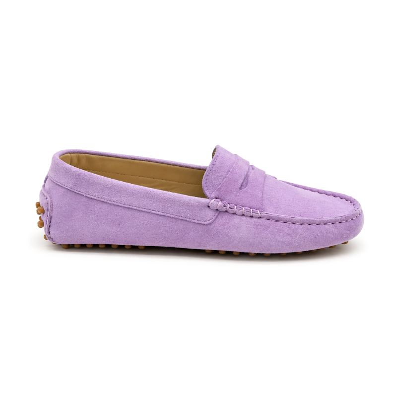 Portofino Femme - Cuir suèdé Rose lilas
