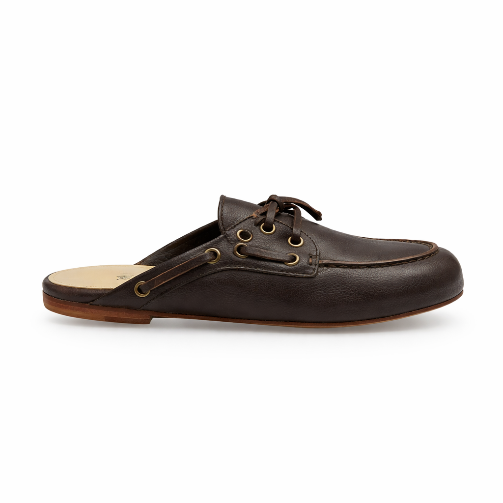 Mule Ibiza - Cuir Marron
