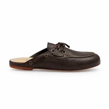 Mule Ibiza - Cuir Marron