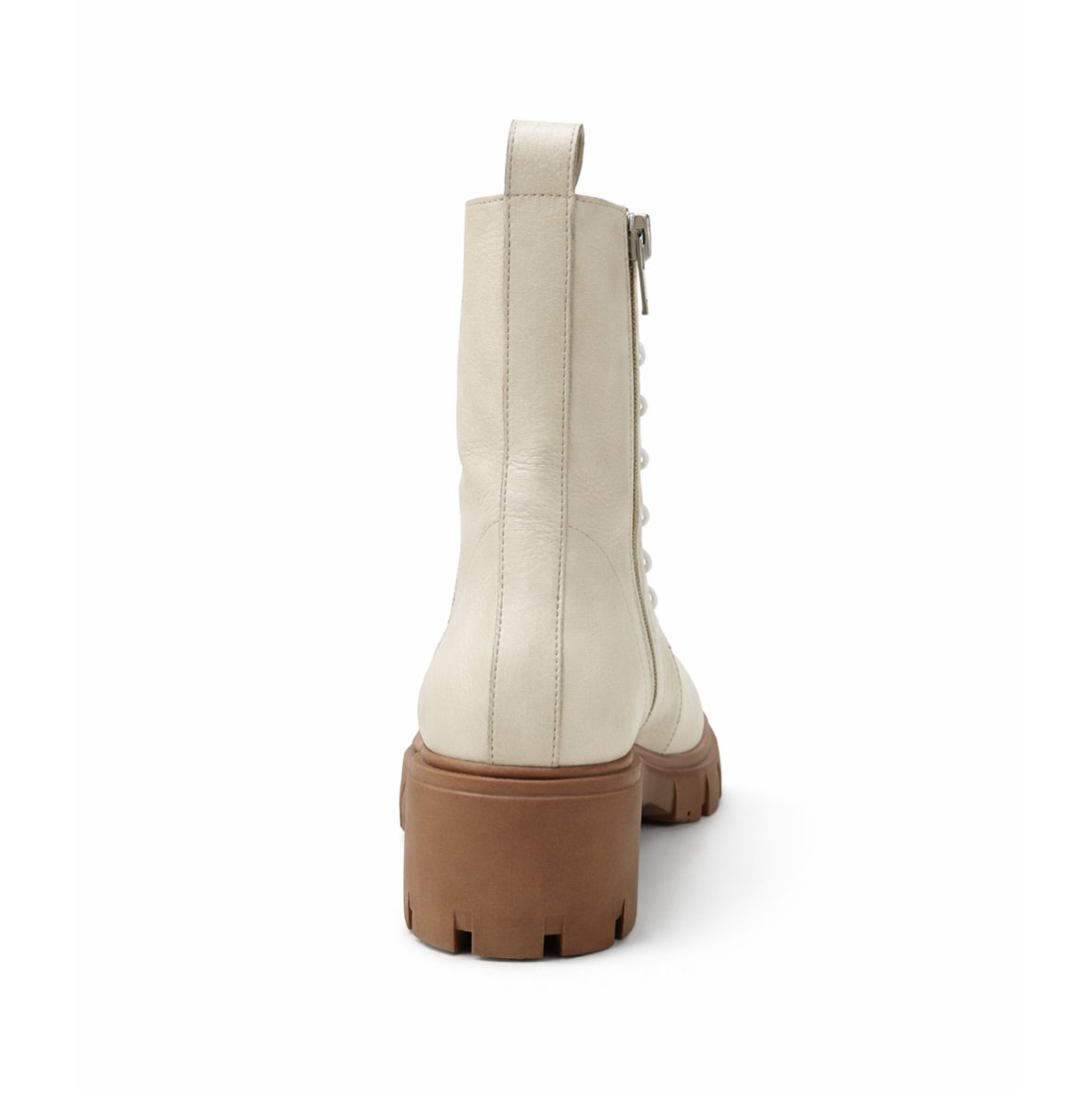 SANDRA - Cuir Beige ivoire