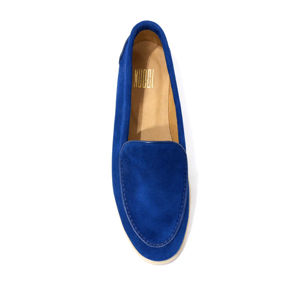 Lunéa Femme - Cuir Daim Bleu cobalt