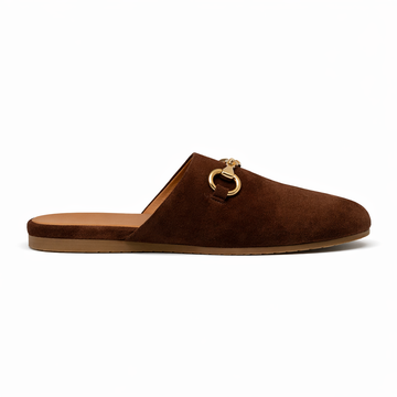 Mule Torino Femme - Cuir Suède Marron
