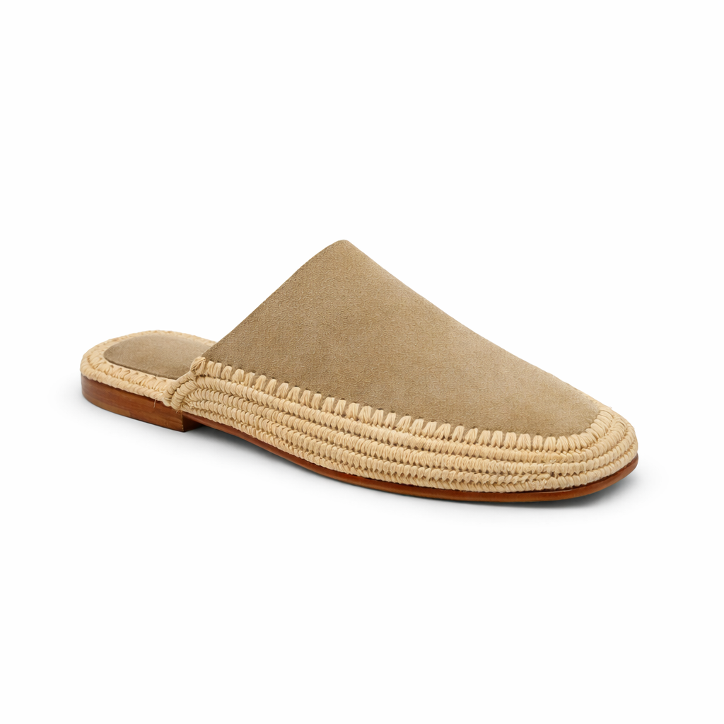 Mule Essenza - Cuir suède Beige