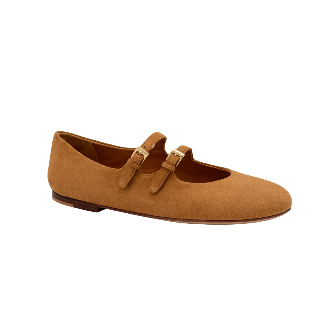 Milano - Cuir suédé camel