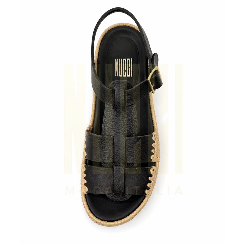 Sandale TERRA Femme - Cuir Noir