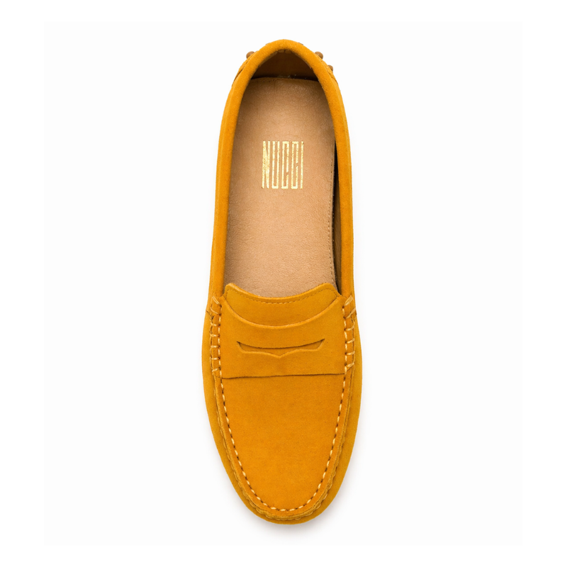 Portofino Femme - Cuir suèdé Jaune