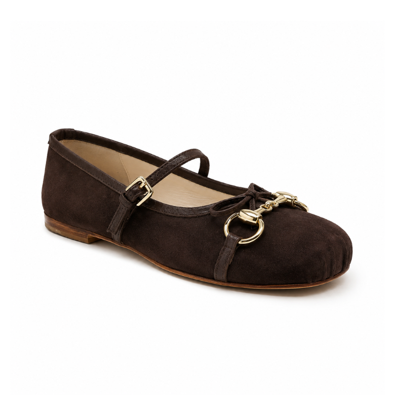 Roma - Cuir suède Marron