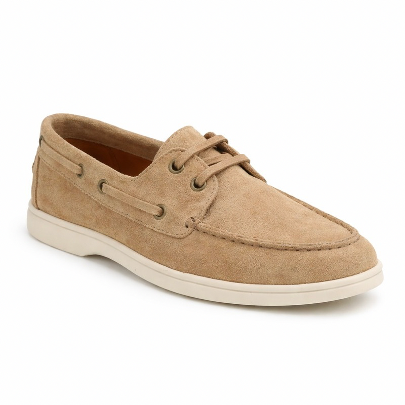 Loréano Homme - Cuir suède Beige