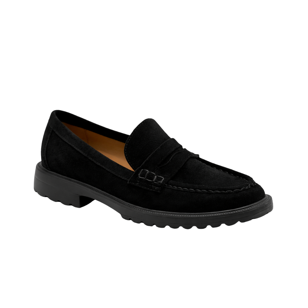 Calista - Cuir Daim Noir