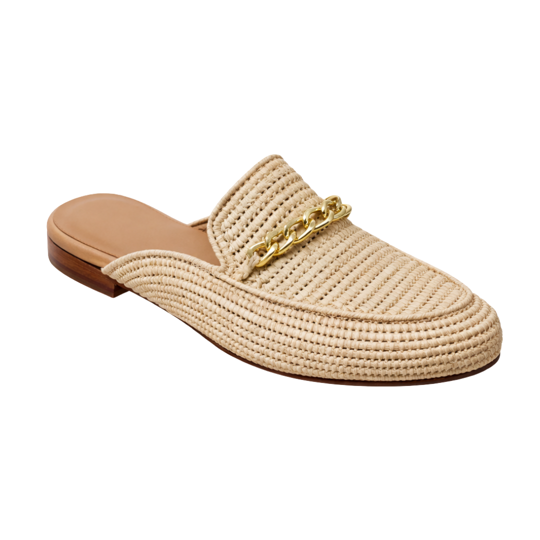 Mule RIVIERA - mule en raphia