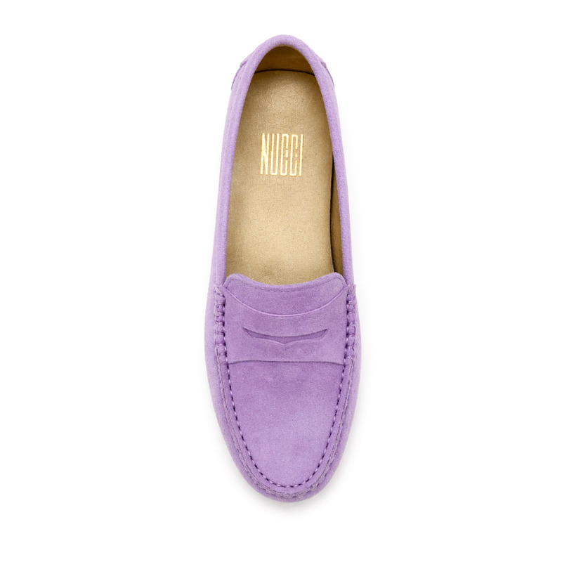 Portofino Femme - Cuir suèdé Rose lilas
