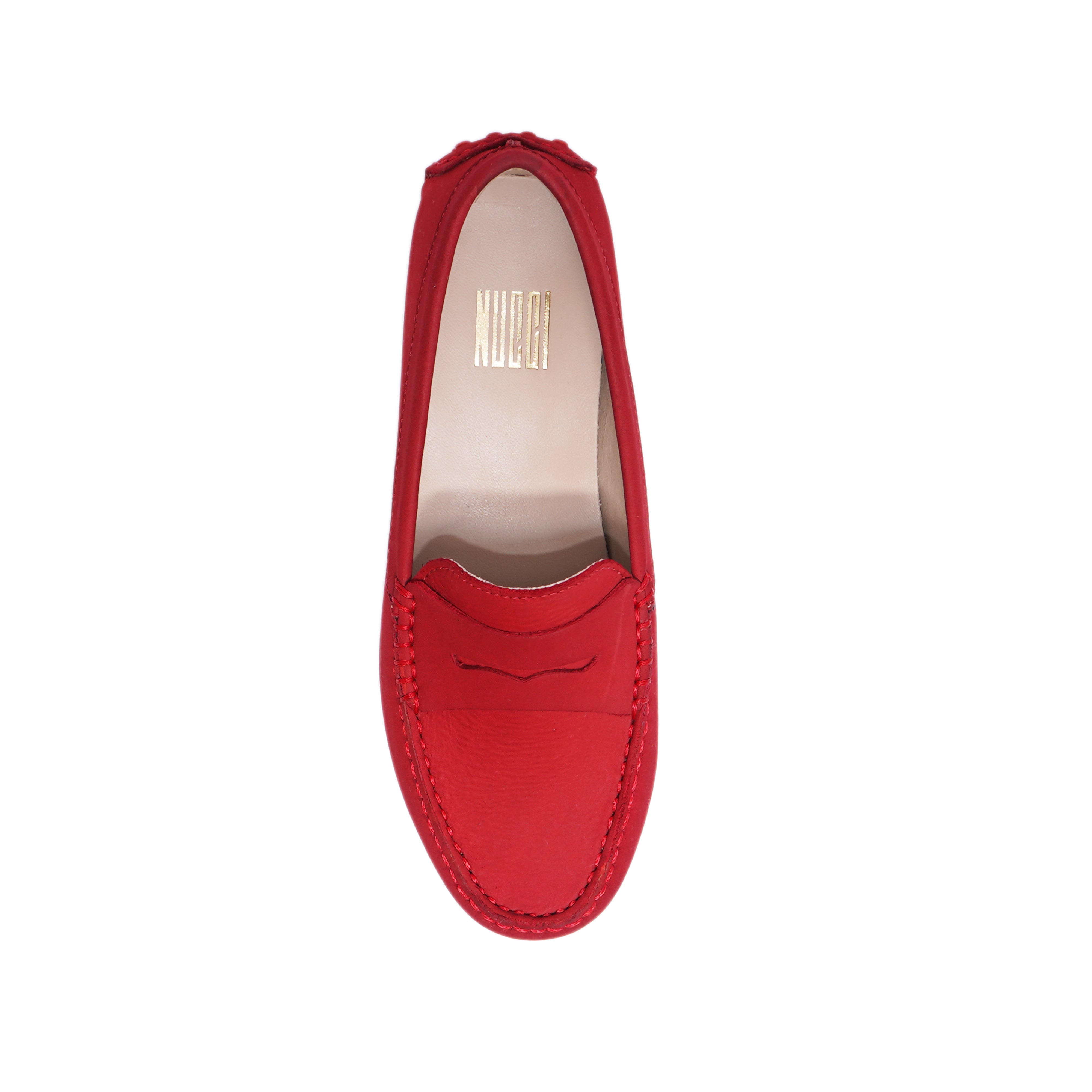 Portofino Femme - Cuir suède Rouge