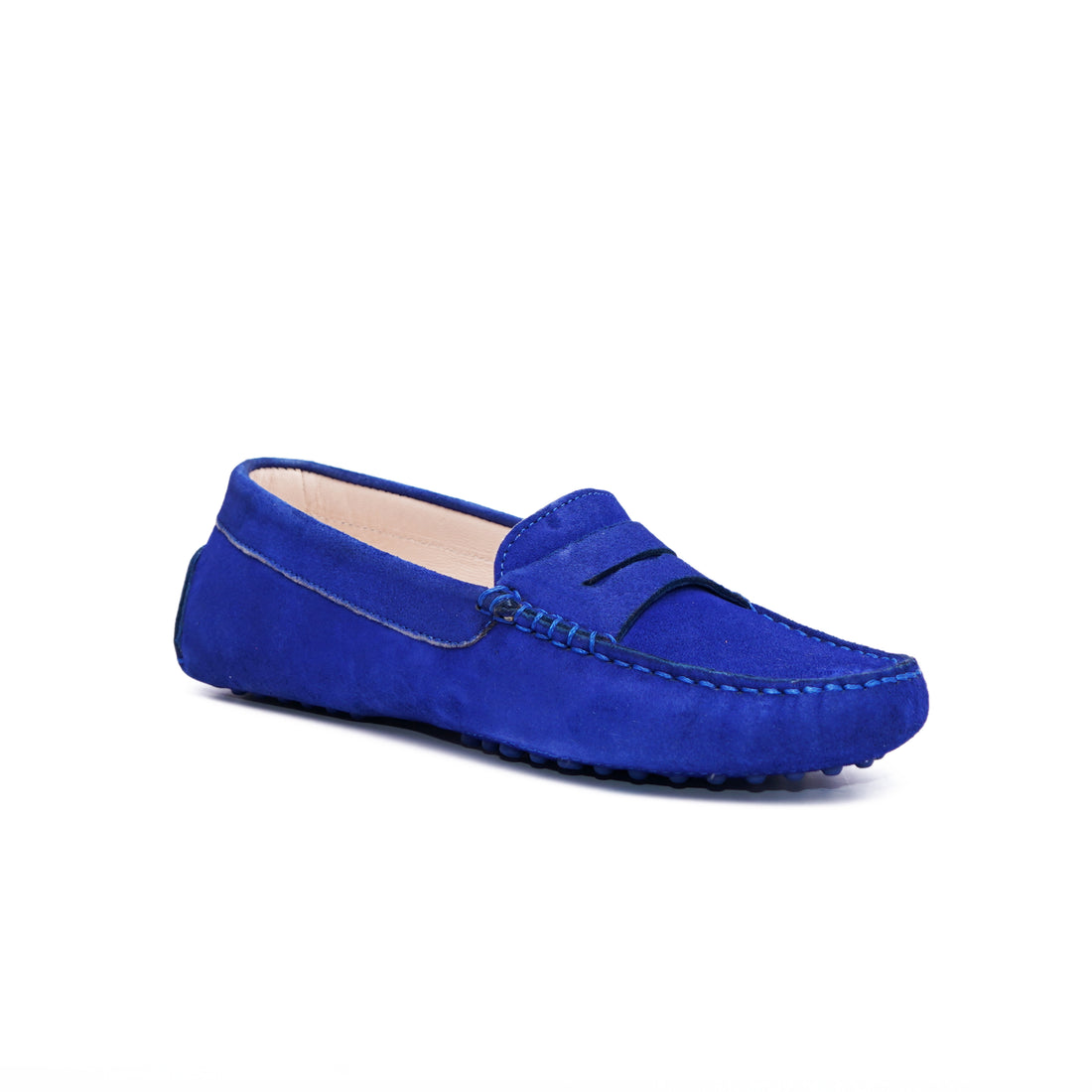 Portofino Femme - Cuir nubuck Bleu Royal