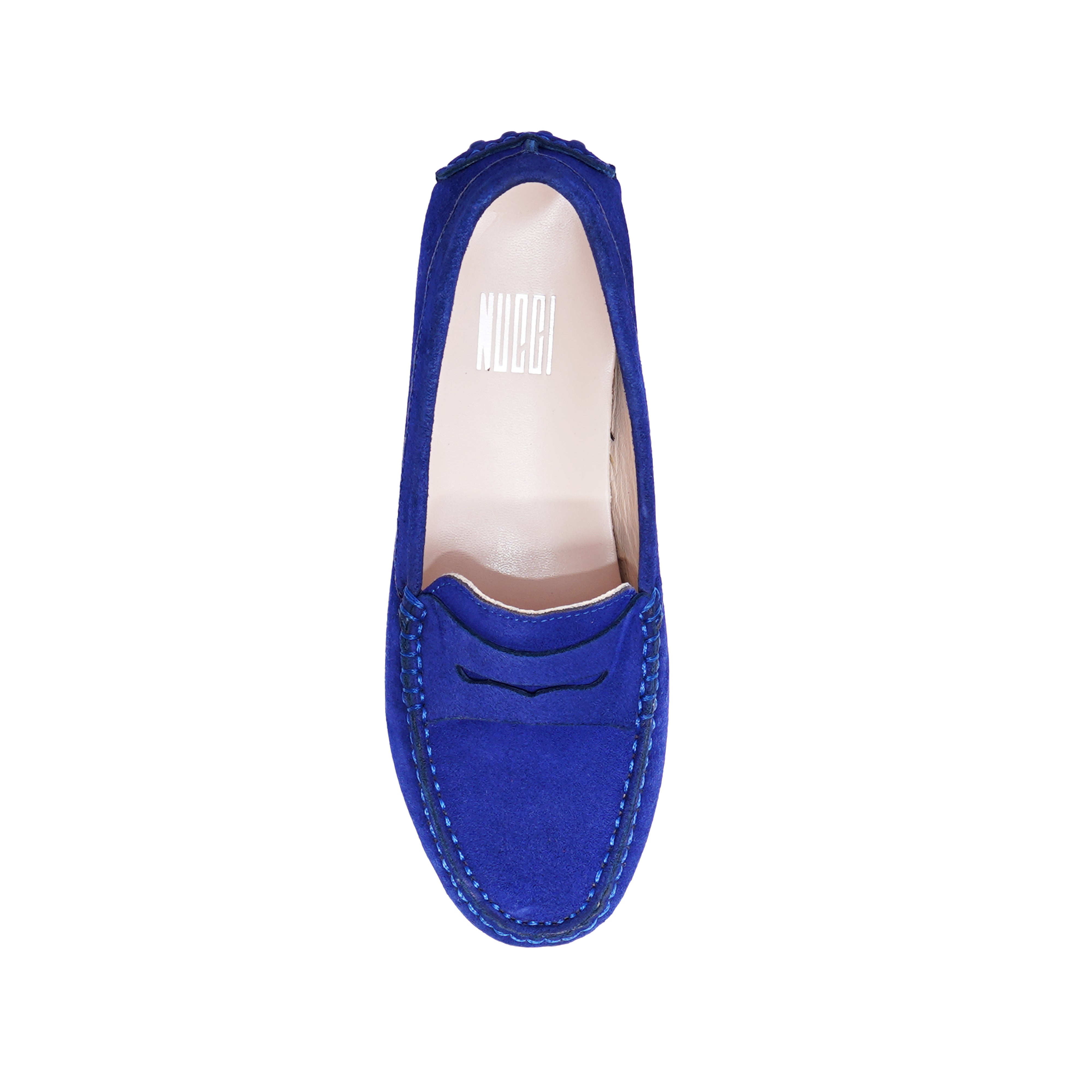 Portofino Femme - Cuir nubuck Bleu Royal